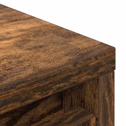 vidaXL Shoe Cabinet Smoked Oak 57x34x76 cm Engineered Wood shoe rack - smoked oak - Additional view 8