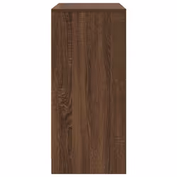 vidaXL Shoe Cabinet Smoked Oak 57x34x76 cm Engineered Wood shoe rack - brown oak - Additional view 6
