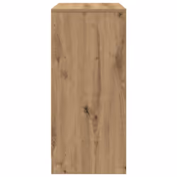 vidaXL Shoe Cabinet Smoked Oak 57x34x76 cm Engineered Wood shoe rack - artisan oak - Additional view 6
