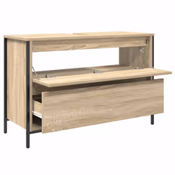 vidaXL Bathroom Basin Cabinet with Drawers Sonoma Oak 90x34.5x60 cm - Additional view 4