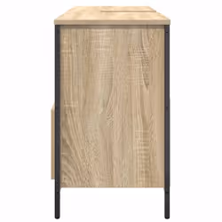 vidaXL Bathroom Basin Cabinet with Drawers Sonoma Oak 90x34.5x60 cm - Additional view 6