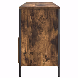 vidaXL Bathroom Basin Cabinet with Drawers Smoked Oak 90x34.5x60 cm - Additional view 6