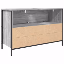 vidaXL Bathroom Basin Cabinet with Drawers Grey Sonoma 90x34.5x60 cm - Additional view 7