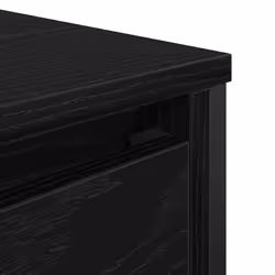 vidaXL Bathroom Basin Cabinet with Drawers Black Oak 60x34.5x60 cm - Additional view 10