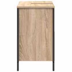 vidaXL Bathroom Basin Cabinet with Drawers Sonoma Oak 60x34.5x60 cm - Additional view 6