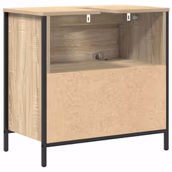vidaXL Bathroom Basin Cabinet with Drawers Sonoma Oak 60x34.5x60 cm - Additional view 7