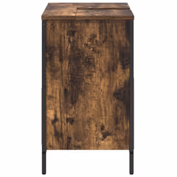 vidaXL Bathroom Basin Cabinet with Drawers Smoked Oak 60x34.5x60 cm - Additional view 6