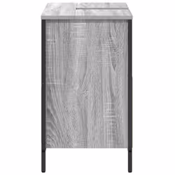 vidaXL Bathroom Basin Cabinet with Drawers Grey Sonoma 60x34.5x60 cm - Additional view 6