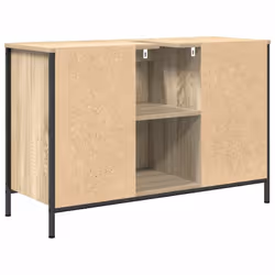 vidaXL Basin Cabinet with Drawers Sonoma Oak 90x34.5x60 cm - Additional view 7