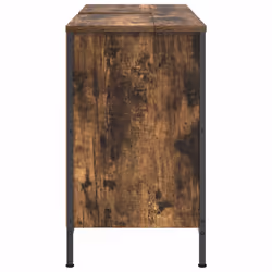vidaXL Basin Cabinet with Drawers Smoked Oak 90x34.5x60 cm - Additional view 6