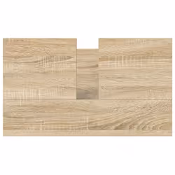 vidaXL Bathroom Basin Cabinet Smoked Oak 60x34.5x60 cm bathroom sink cabinet - sonoma oak - Additional view 8
