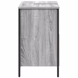 vidaXL Bathroom Basin Cabinet Smoked Oak 60x34.5x60 cm bathroom sink cabinet - grey sonoma - Additional view 6