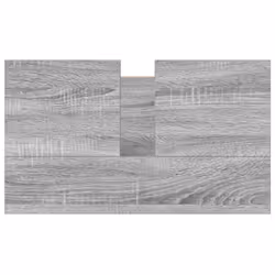 vidaXL Bathroom Basin Cabinet Smoked Oak 60x34.5x60 cm bathroom sink cabinet - grey sonoma - Additional view 8