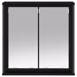 vidaXL Bathroom Wall Cabinet with Mirror Black Oak 60x21x60 cm - Additional view 4