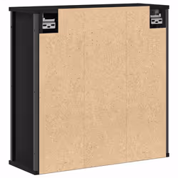 vidaXL Bathroom Wall Cabinet with Mirror Black Oak 60x21x60 cm - Additional view 6