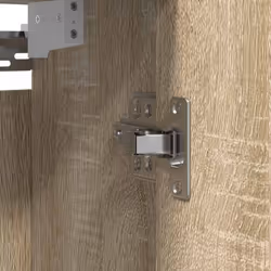 vidaXL Bathroom Wall Cabinet with Mirror Sonoma Oak 60x21x60 cm - Additional view 10