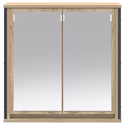 vidaXL Bathroom Wall Cabinet with Mirror Sonoma Oak 60x21x60 cm - Additional view 4