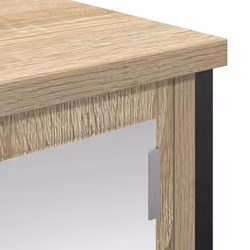 vidaXL Bathroom Wall Cabinet with Mirror Sonoma Oak 60x21x60 cm - Additional view 8