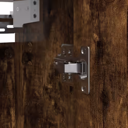 vidaXL Bathroom Wall Cabinet with Mirror Smoked Oak 60x21x60 cm - Additional view 10