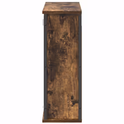 vidaXL Bathroom Wall Cabinet with Mirror Smoked Oak 60x21x60 cm - Additional view 5