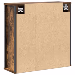 vidaXL Bathroom Wall Cabinet with Mirror Smoked Oak 60x21x60 cm - Additional view 6