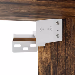 vidaXL Bathroom Wall Cabinet with Mirror Smoked Oak 60x21x60 cm - Additional view 9