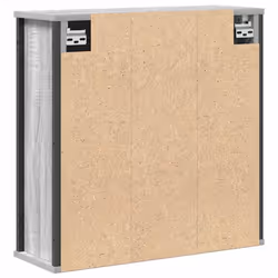 vidaXL Bathroom Wall Cabinet with Mirror Grey Sonoma 60x21x60 cm - Additional view 6
