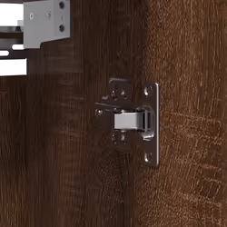 vidaXL Bathroom Wall Cabinet with Mirror Brown Oak 60x21x60 cm - Additional view 10