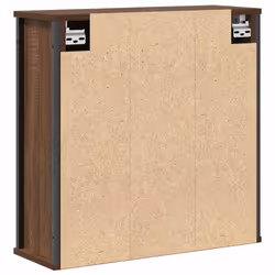 vidaXL Bathroom Wall Cabinet with Mirror Brown Oak 60x21x60 cm - Additional view 6