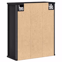 vidaXL Bathroom Wall Cabinet with Mirror Black Oak 50x21x60 cm - Additional view 7
