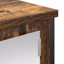 vidaXL Bathroom Wall Cabinet with Mirror Smoked Oak 50x21x60 cm - Additional view 10