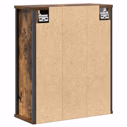 vidaXL Bathroom Wall Cabinet with Mirror Smoked Oak 50x21x60 cm - Additional view 7