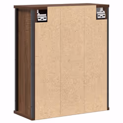 vidaXL Bathroom Wall Cabinet with Mirror Brown Oak 50x21x60 cm - Additional view 7