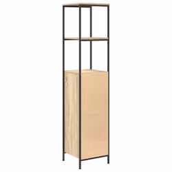 vidaXL Bathroom Cabinet with Shelves Sonoma Oak 36x35x165 cm - Additional view 7