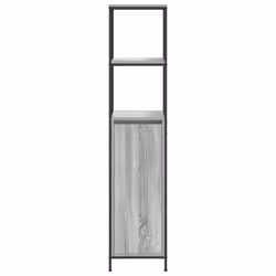 vidaXL Bathroom Cabinet with Shelves Grey Sonoma 36x35x165 cm - Additional view 5