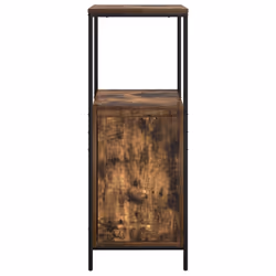 vidaXL Bathroom Cabinet with Shelves Smoked Oak 36x35x95 cm - Additional view 5