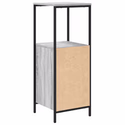 vidaXL Bathroom Cabinet with Shelves Grey Sonoma 36x35x95 cm - Additional view 7