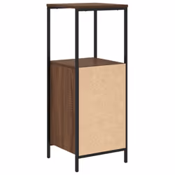 vidaXL Bathroom Cabinet with Shelves Brown Oak 36x35x95 cm - Additional view 7
