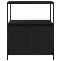 vidaXL Bathroom Cabinet with Shelves Black Oak 76.5x35x95 cm - Additional view 5