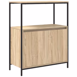 vidaXL Bathroom Cabinet with Shelves Sonoma Oak 76.5x35x95 cm