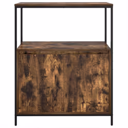 vidaXL Bathroom Cabinet with Shelves Smoked Oak 76.5x35x95 cm - Additional view 5