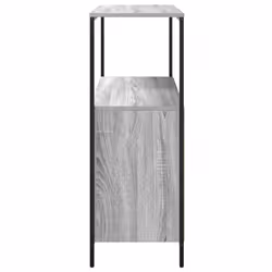 vidaXL Bathroom Cabinet with Shelves Grey Sonoma 76.5x35x95 cm - Additional view 6
