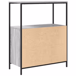 vidaXL Bathroom Cabinet with Shelves Grey Sonoma 76.5x35x95 cm - Additional view 7