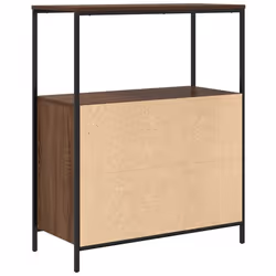 vidaXL Bathroom Cabinet with Shelves Brown Oak 76.5x35x95 cm - Additional view 7