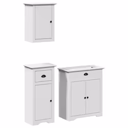 VidaXL 3307647, White, Wood, 3 pc(s)