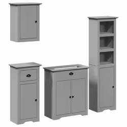 VidaXL 3307650, White, Wood, 4 pc(s)
