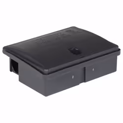 vidaXL Mouse Traps 5 pcs Black 13x10x4 cm rat box mouse bait rat bait box - 5 pcs