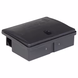 vidaXL Mouse Traps 5 pcs Black 13x10x4 cm rat box mouse bait rat bait box - 10 pcs