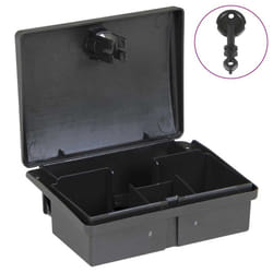 vidaXL Mouse Traps 5 pcs Black 13x10x4 cm rat box mouse bait rat bait box - 20 pcs