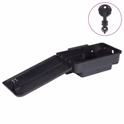 vidaXL Mouse Traps 6 pcs Black 22x12.5x7.5 cm rat box mouse bait rat bait box - 12 pcs